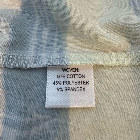 Krimson Klover Teal and White Sleeveless Dress with Yellow Accents Size M - Picture 7 of 8